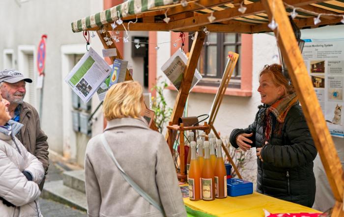 BUND-Stand auf dem Heppenheimer Nikolausmarkt